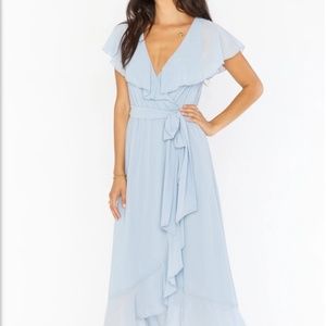 Jess Ruffle Midi Dress